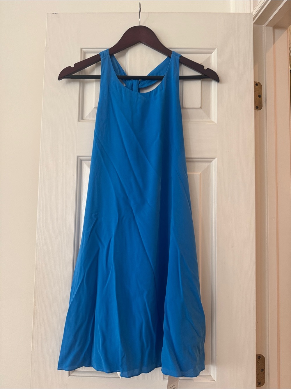 Alice + Olivia Bright Blue Sleeveless Mini Dress